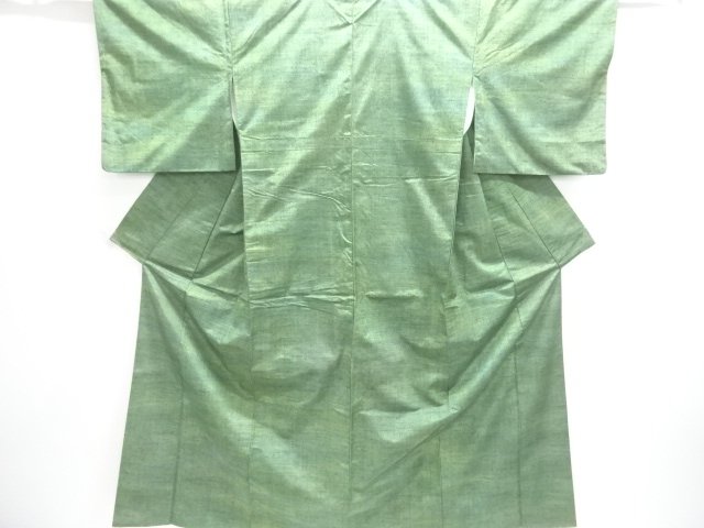 JAPANESE KIMONO / TSUMUGI / WOVEN RAIN STRIPE